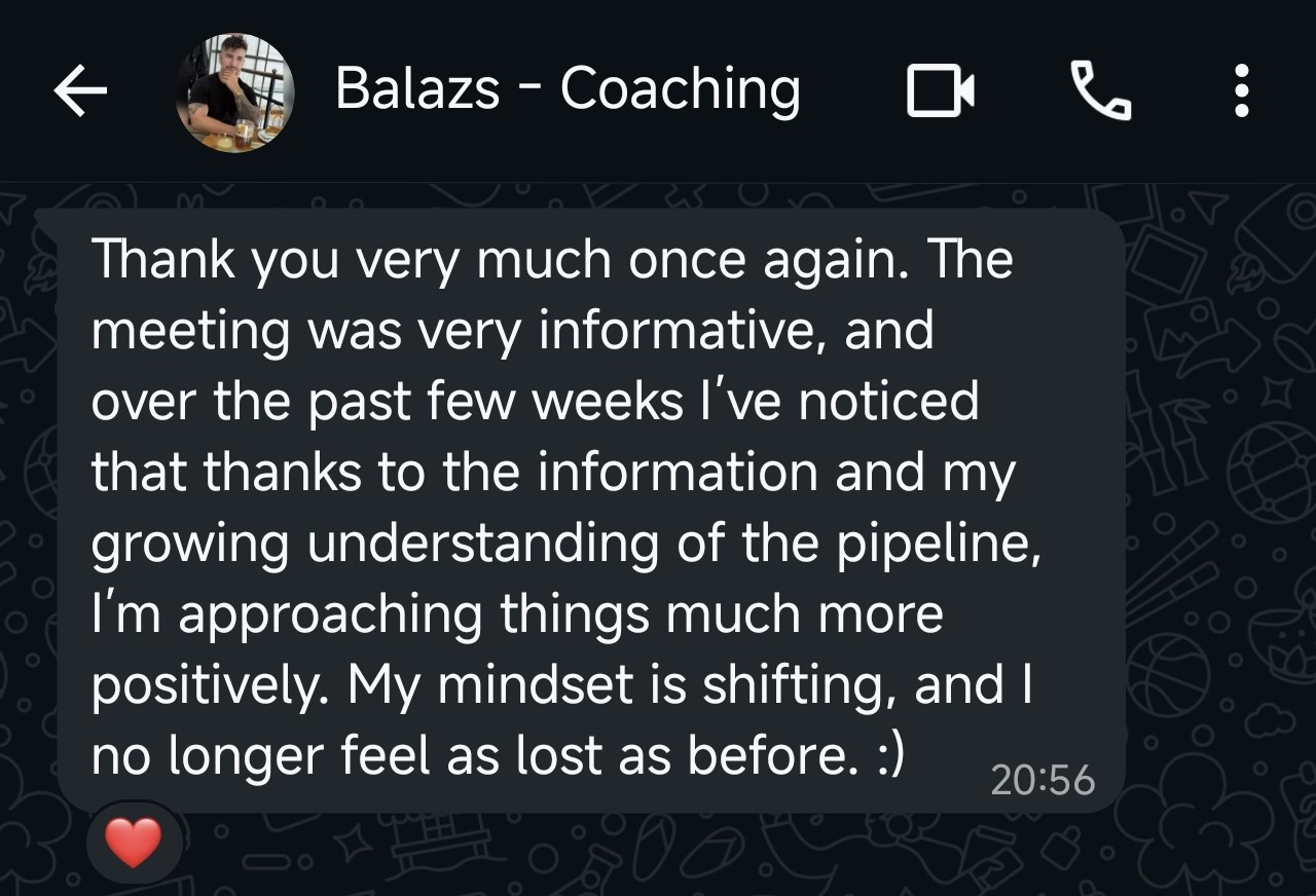 Balazs testimonial